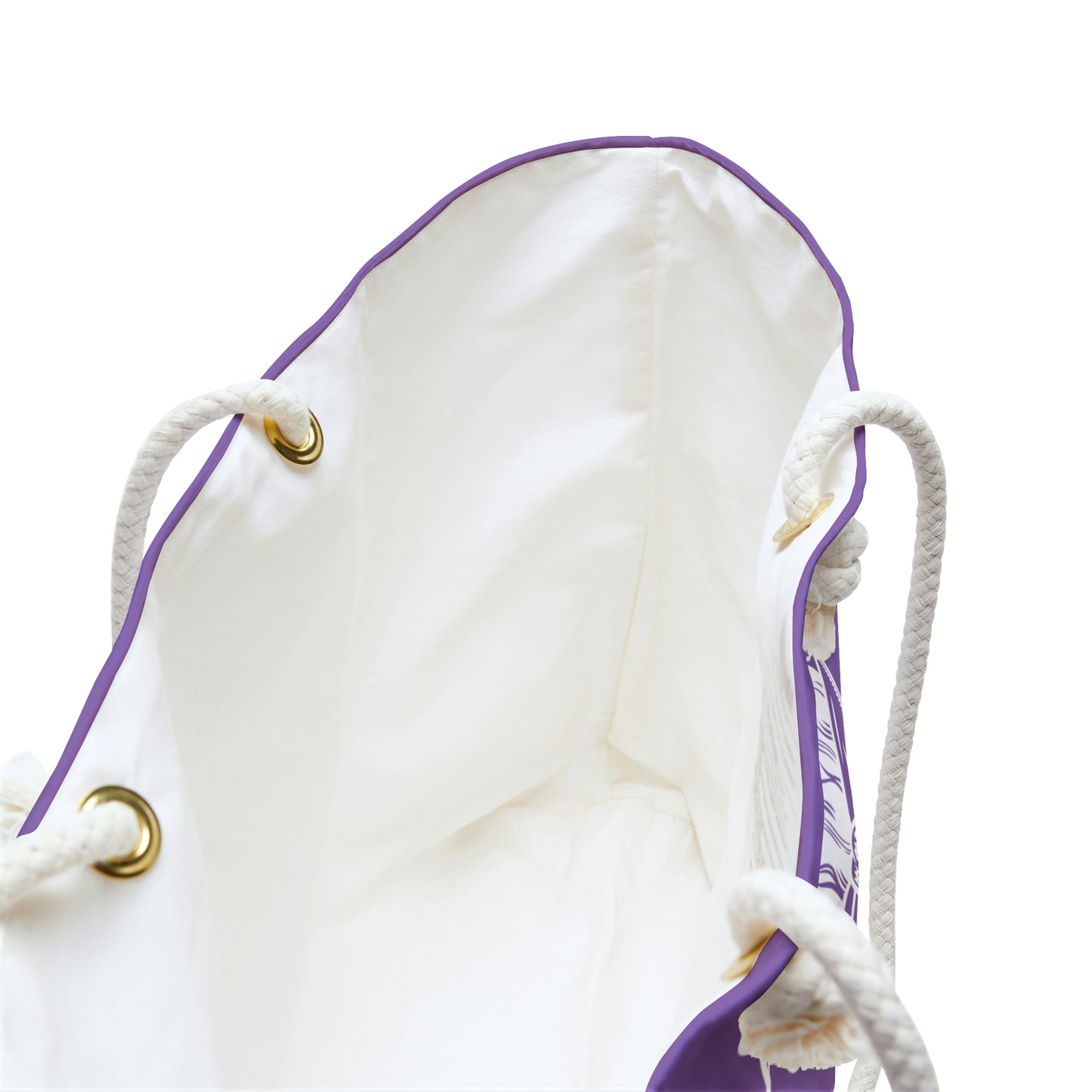 Purple Mean Moms Club Beach Bag