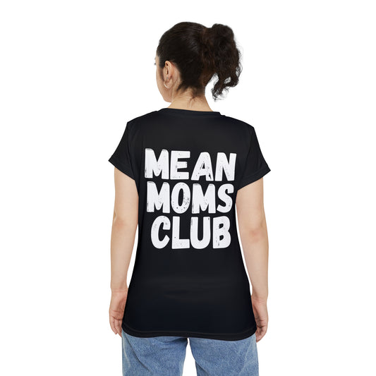 Black Mean Moms Club Short Sleeve Shirt (AOP)