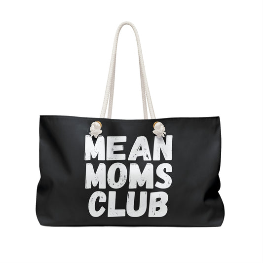 Black Mean Moms Club Beach Bag